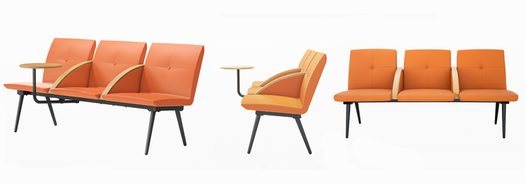 PU機(jī)場(chǎng)椅/等候椅/排椅沙發(fā)-YF(圖1) undefined